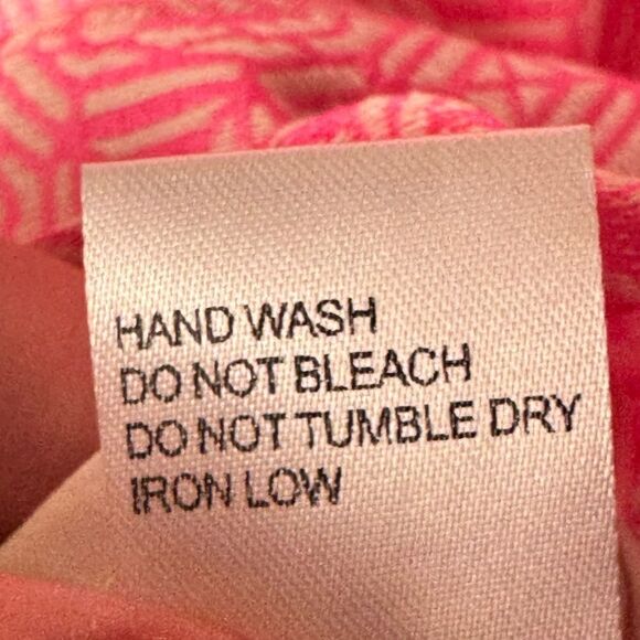 Elorie Strapless Pink & White Dress - Size Small - Picture 6 of 6